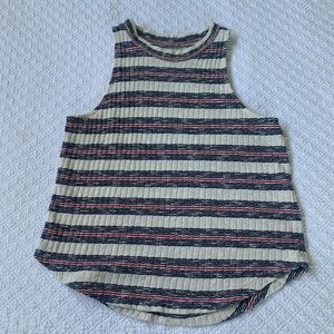 Striped Cotton Madewell Tank (XXS)